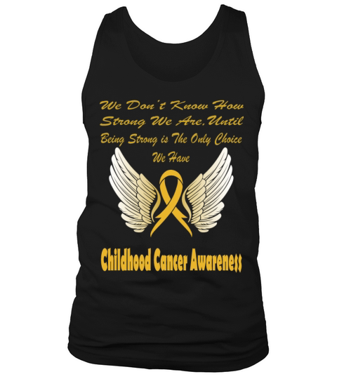Childhood Cancer Awareness Men's Tank Top