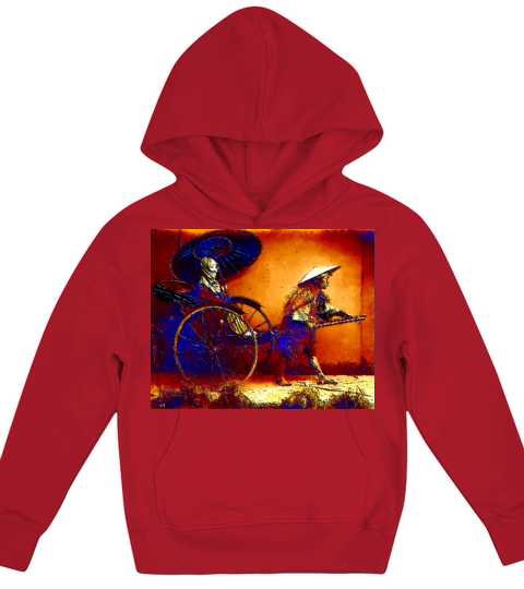 VINTAGE JAPANESE ART REPLICAS 1 Kids Hoodie