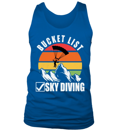 Bucket List Sky Diving Men's Tank Top