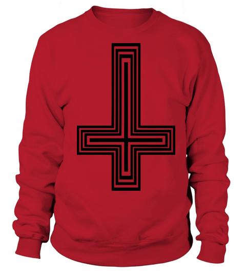 upside down cross Women's Sweatshirt