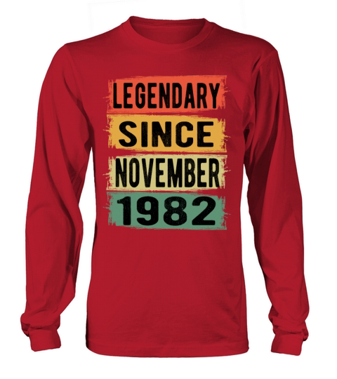 Birthday Gift November 1982 Men's Long Sleeve