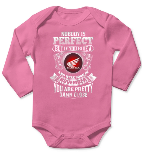 HONDA NOVEMBER Long Sleeve Baby One-Piece