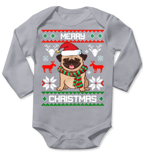 merry christmas gift for you festival december fun Long Sleeve Baby One-Piece