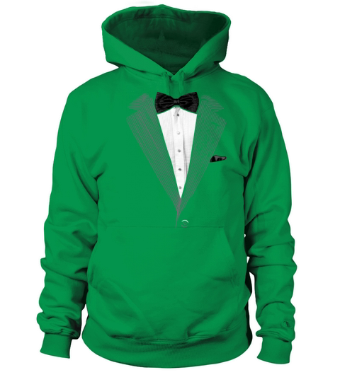Realistic Tuxedo bow tie and sear sucker Women's Hoodie
