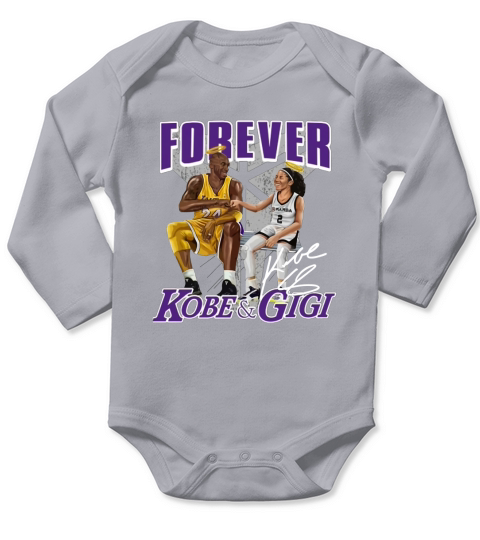 Forever Kobe and Gigi Signature Long Sleeve Baby One-Piece
