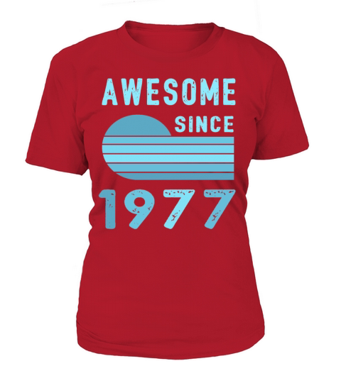 1977 Birthday Retro Vintage Gift 42nd Women's T-Shirt