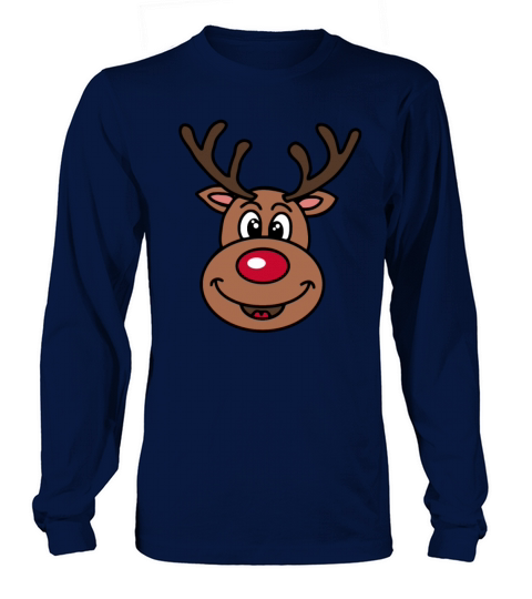 Rudolph The Red Nose Reindeer funny tshirt Women's Long Sleeve