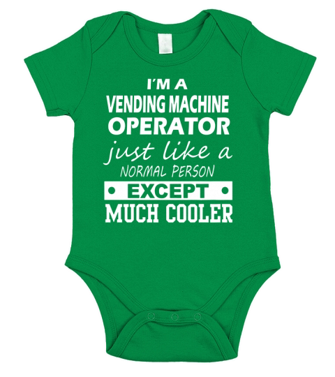 VENDING MACHINE OPERATOR Cooler Short Sleeve Baby One-Piece