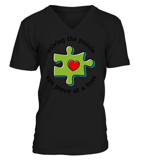 Solving The Puzzle V-Neck T-shirt