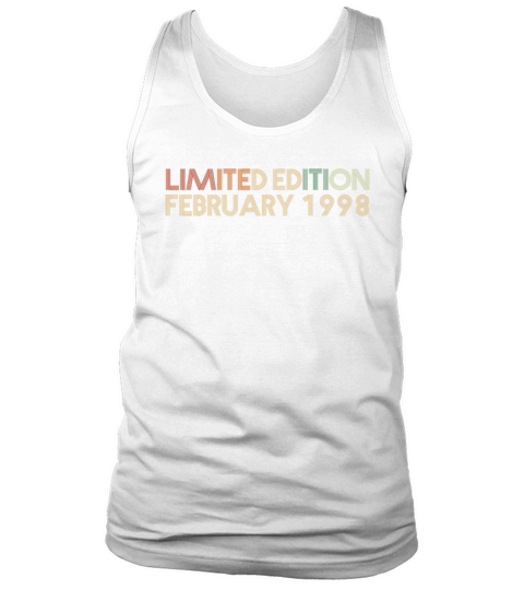 24th birthday February vintage 1998 gift idea Tank Top Unisex