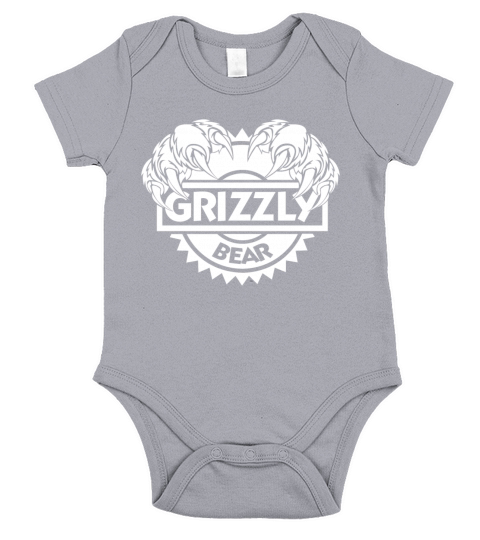 Grizzly Bear Short Sleeve Baby One-Piece