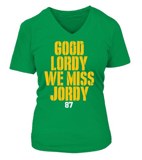 GOOD LORDY WE MISS JORDY V-neck T-Shirt Woman