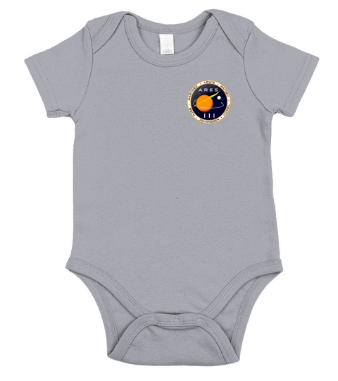 Ares 3 Mission To Mars - The Martian Badge Short Sleeve Baby One-Piece