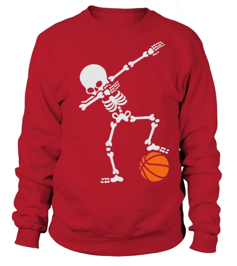 Dab dabbing skeleton football basketball Men's Sweatshirt