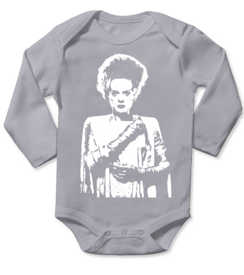 Bride of Frankenstein T-S Long Sleeve Baby One-Piece