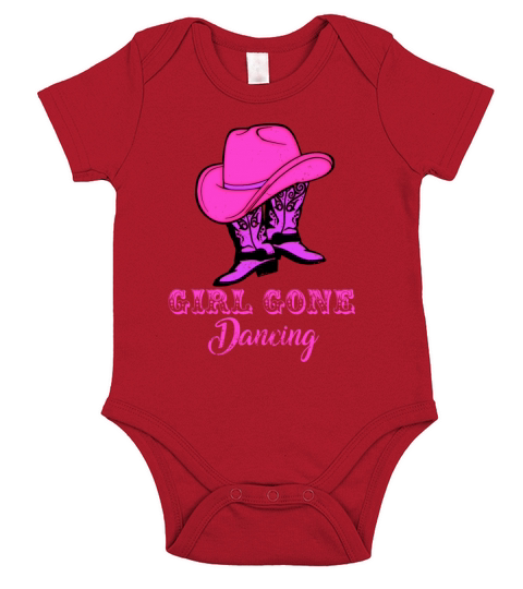Line Dance Linedancer Short Sleeve Baby One-Piece