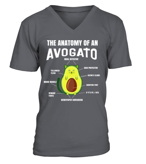 anatomy of avogato Men's V-Neck T-shirt