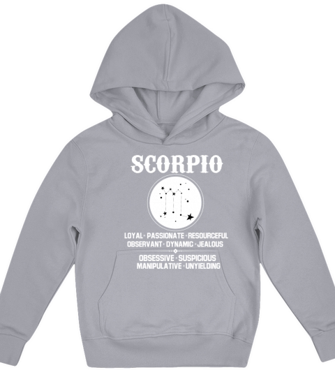 Scorpio Zodiac Sign Kids Hoodie