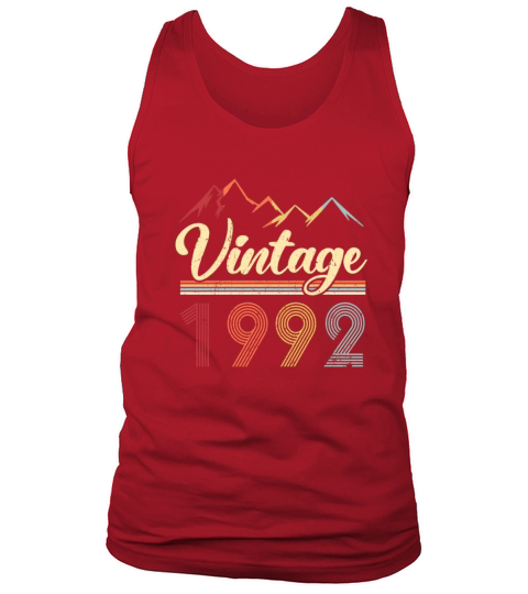 Vintage 1992 29th Birthday Retro 29 Years Old Men's Tank Top
