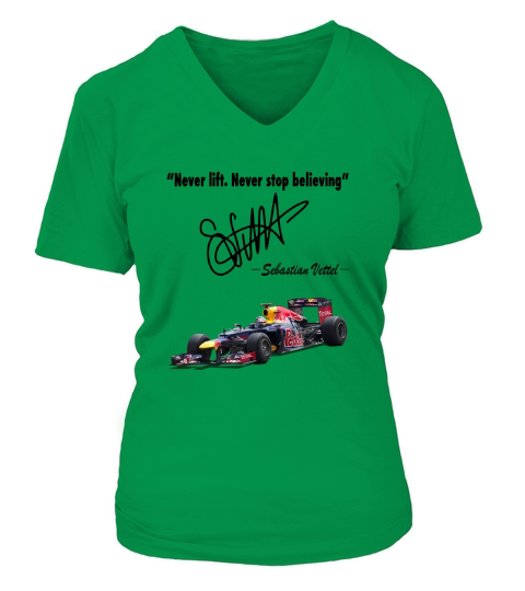 Sebastian Vettel V-neck T-Shirt Woman