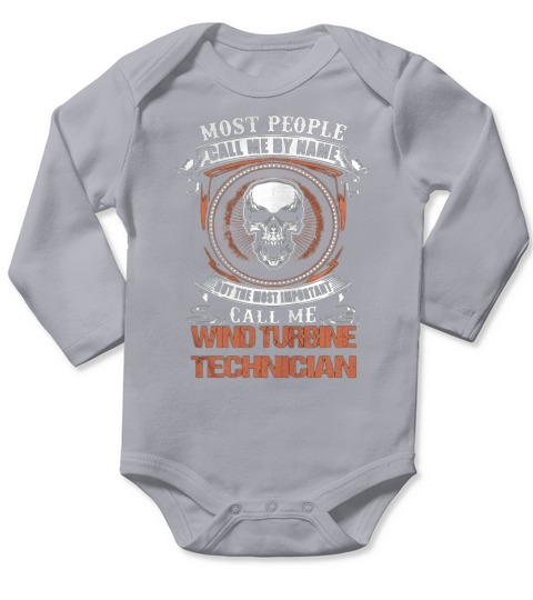 Wind Turbine Technician Long Sleeve Baby One-Piece