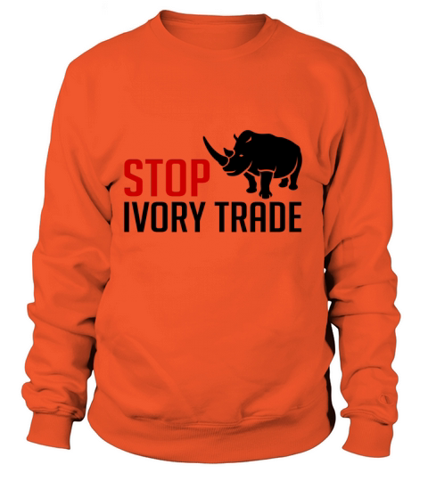 Stop Ivory Trade - Rhinoceros Women's Sweatshirt