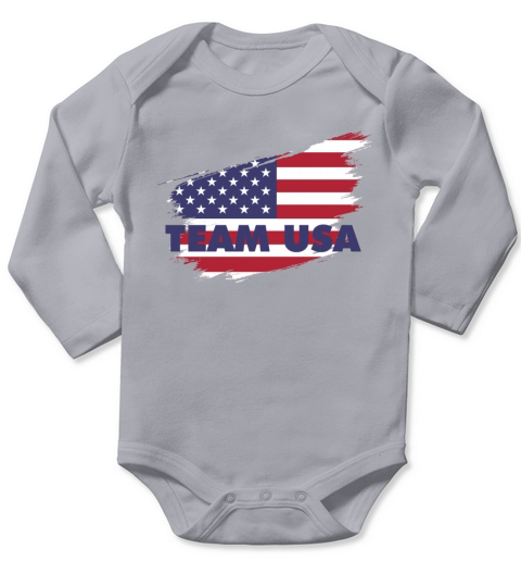 Tokyo Olympics 2021 Team USA Long Sleeve Baby One-Piece