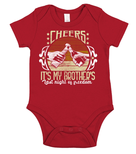 Brother of the Groom party marriage Gift Short Sleeve Baby One-Piece