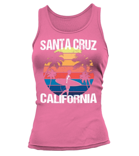 Santa Cruz California Surfing Beach Gift Idea Women's Tank Top
