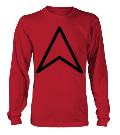 Arrow Head point or Star Trek style Federation Men's Long Sleeve