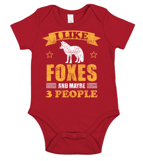 Fox Forest Animal Lovers Quote Gift Short Sleeve Baby One-Piece