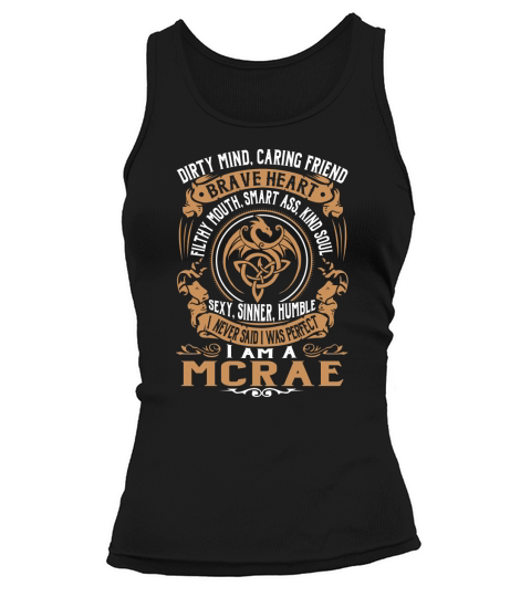 MCRAE Brave Heart Dragon Name Shirts Tank top Woman