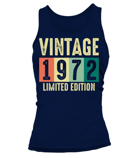 Vintage 1972 - 50 years old - 50th birthday gift Tank top Woman