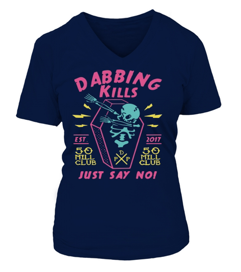 Dabbing Kills - Pewdiepie Art V-neck T-Shirt Woman
