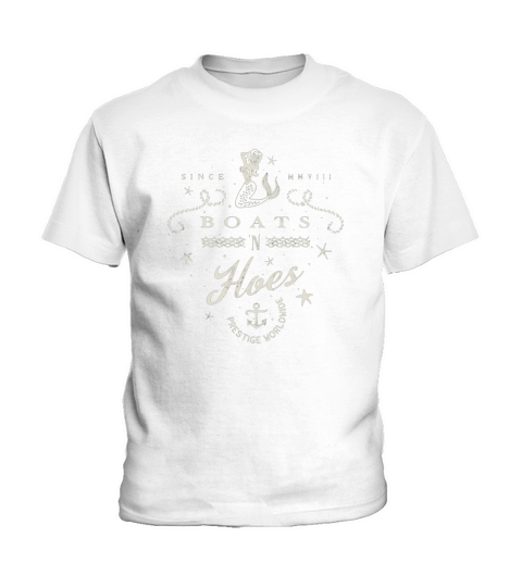Prestige Worldwide Boats N Hoes Mermaid Kids T-Shirt