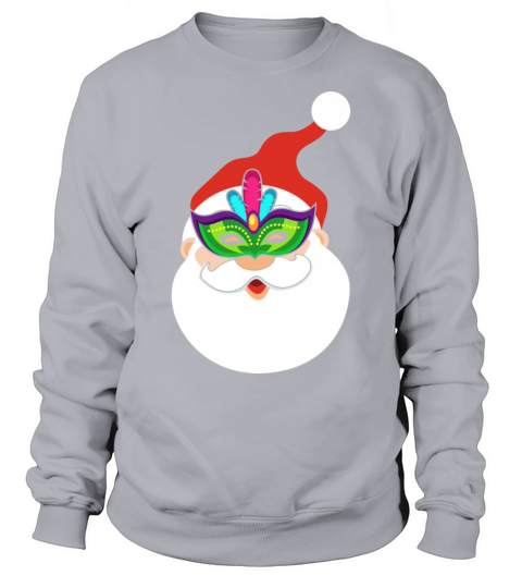 I love Santa Claus Gift carnival Mardi Gras Men's Sweatshirt