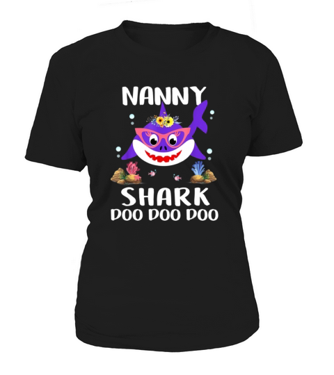 Nanny Shark Doo Doo Funny Women's T-Shirt