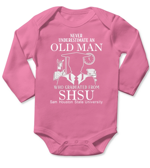 Sam Houston State University - Unisex Long Sleeve Long Sleeve Baby One-Piece