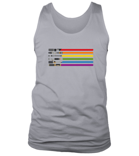 Lightsaber Rainbow Tank Top Unisex