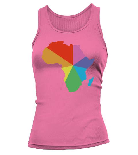 Africa Rainbow Pride Burst Tank top Woman