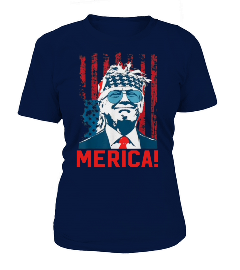 Trumpf 2020 Hemden Merica glückliches amerikanisches Unabhängigkeitstag-Hemd T-Shirt Woman