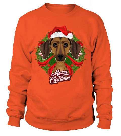 Dachshund Lover I Merry Christmas Dachshund Men's Sweatshirt