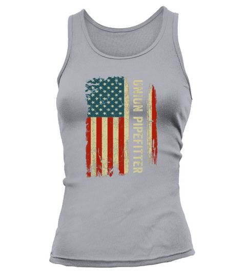 Union Pipefitter American Flag Tank top Woman
