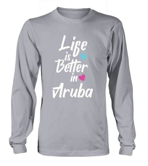 Life Is Better In Aruba Pride Men's Long Sleeve