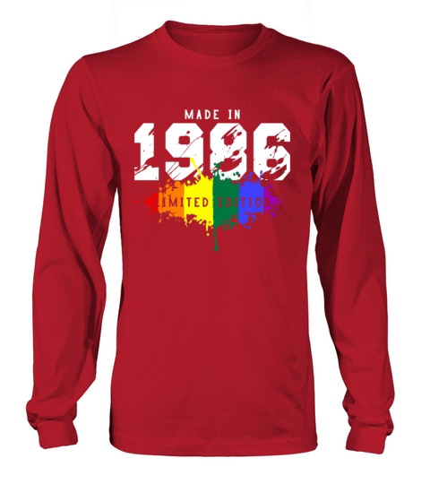 1986 Birthday Gay LGBT Men's Long Sleeve