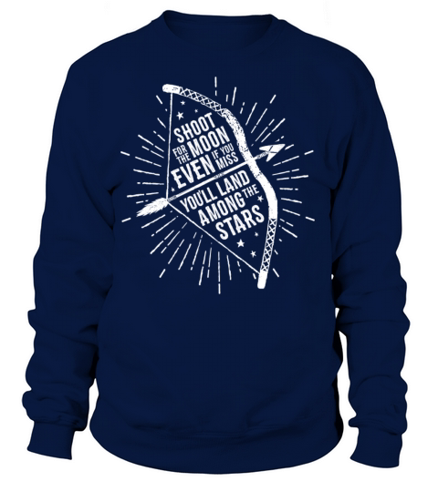 Shoot For The Moon Bow Arrows Women's Sweatshirt