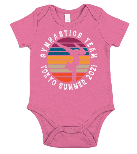 Gymnastics Team Tokyo Olympics 2021 Short Sleeve Baby One-Piece
