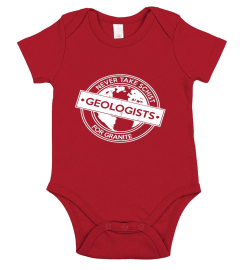 Geologist Never Take Schist For Granite Puns Dark Sweatshirt Short Sleeve Baby One-Piece
