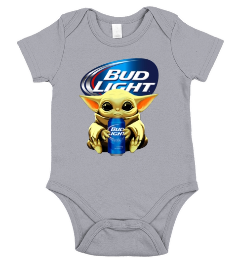 The Mandalorian Baby Yoda Bud Light Short Sleeve Baby One-Piece