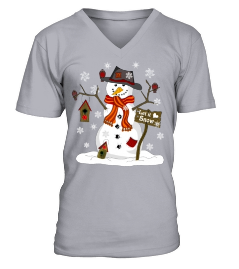 snowman Men's V-Neck T-shirt